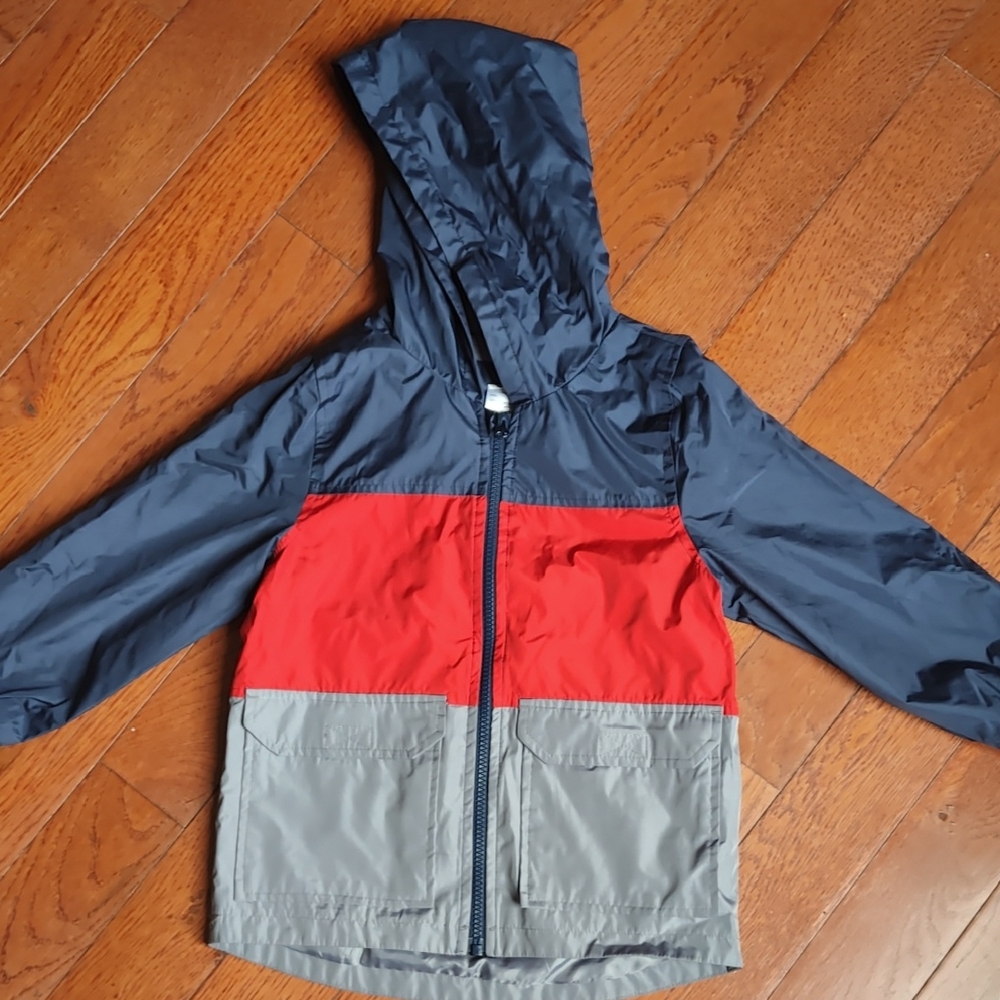 Kids Hooded Rain Jacket